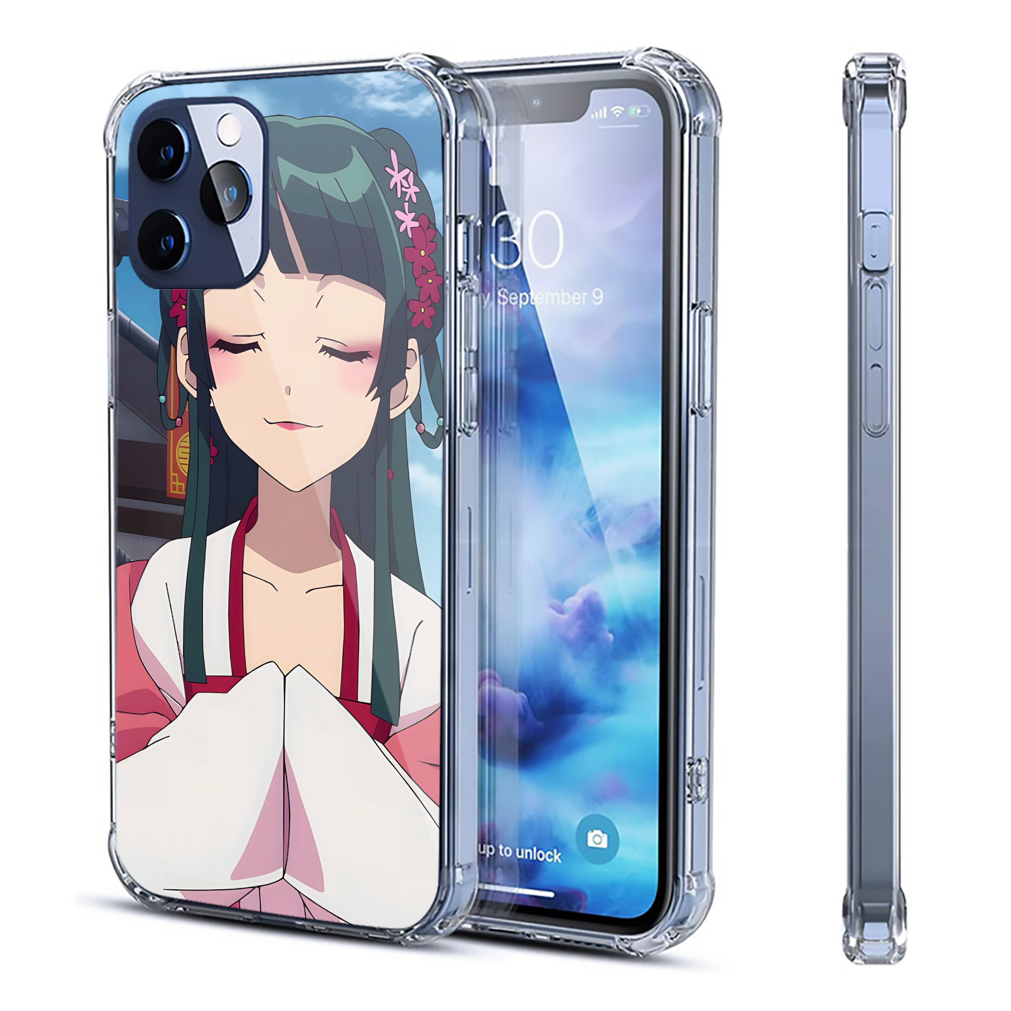 （画像用） 薬屋のひとりごと The Apothecary Diaries 【iPhone 12シリーズ対応】透明スマホケース（クリアソフトケース）